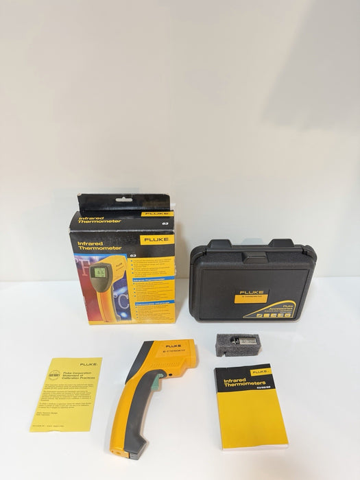 FLUKE 63 INFRARED THERMOMETER (NEW FACTORY SEALED) SHIPS FAST