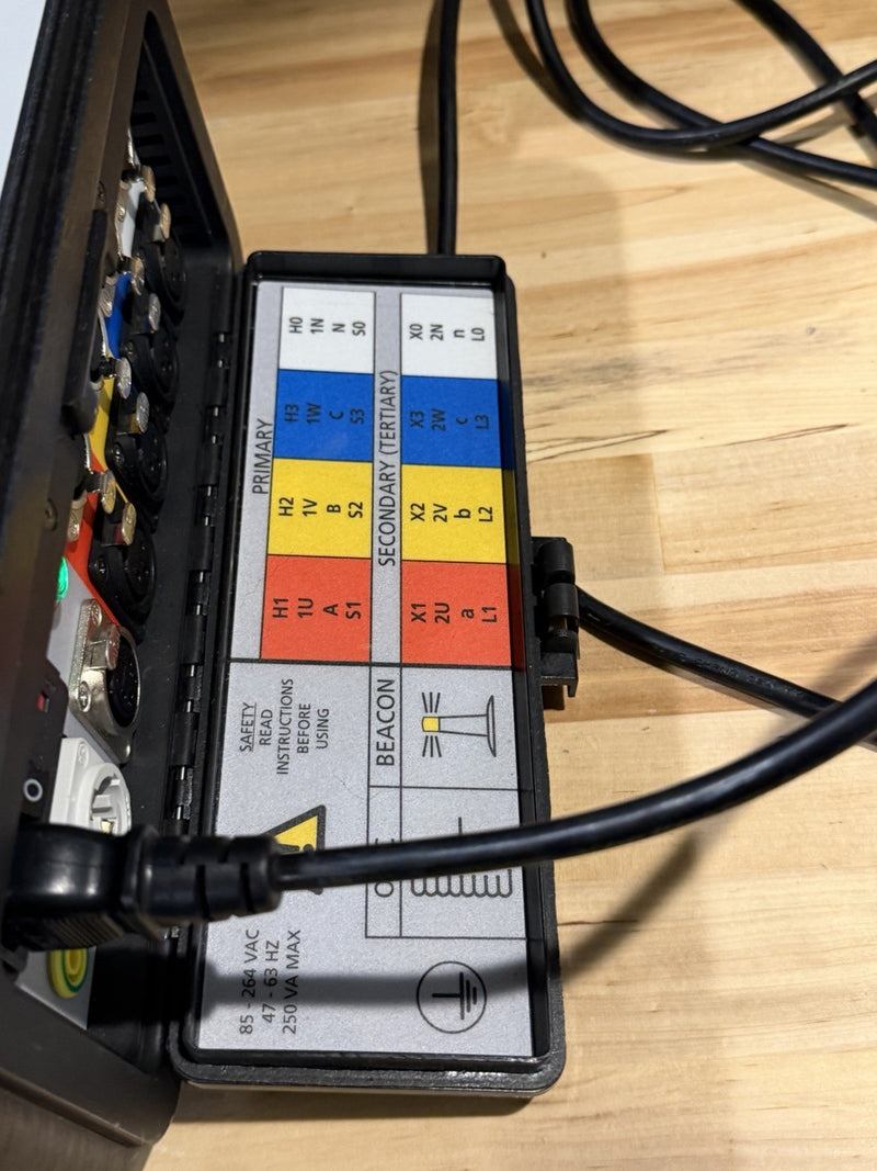 MEGGER TTRU3 PRO TRUE 3-PHASE TRANSFORMER TURNS RATIOMETER WITH CABLES TESTED