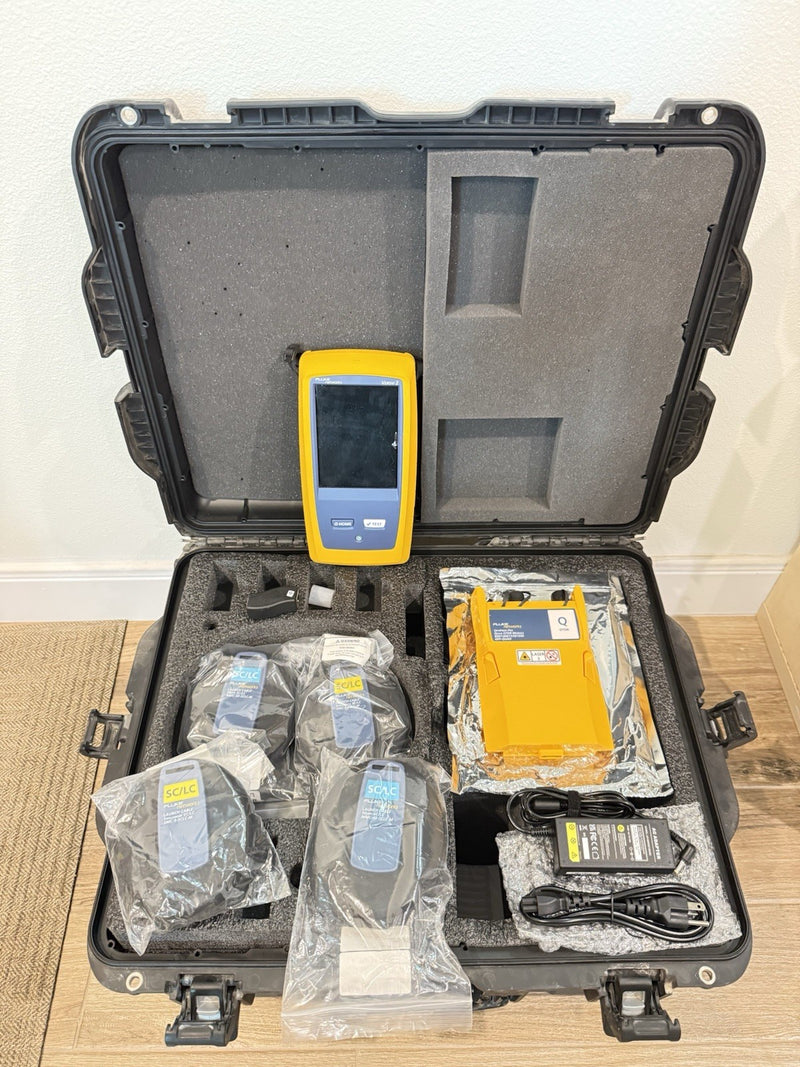 FLUKE NETWORKS OFP2-100-QI OPTIFIBER PRO QUAD OTDR V2 WITH ACCESSORIES
