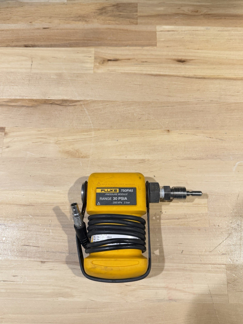 FLUKE 750PA5 PRESSURE MODULE RANGE 30 PSIA 200KPA 2 BAR TESTED