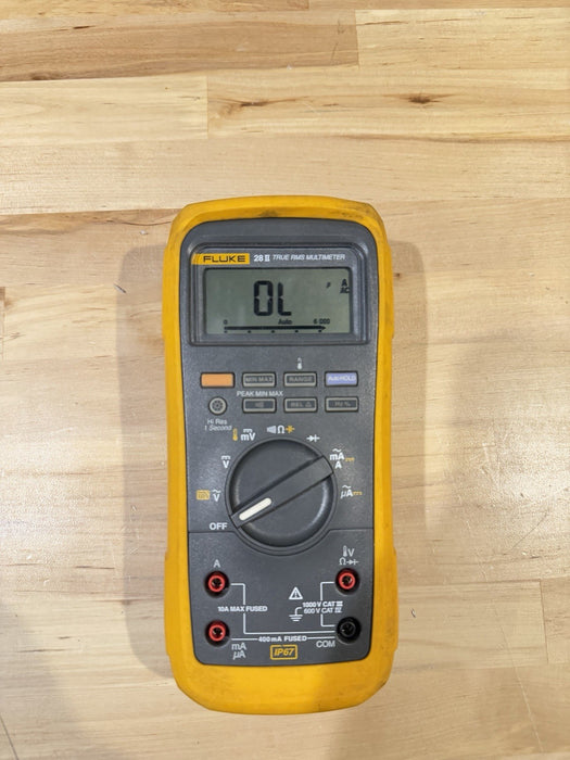 FLUKE 28 II TRUE RMS MULTIMETER FOR PARTS
