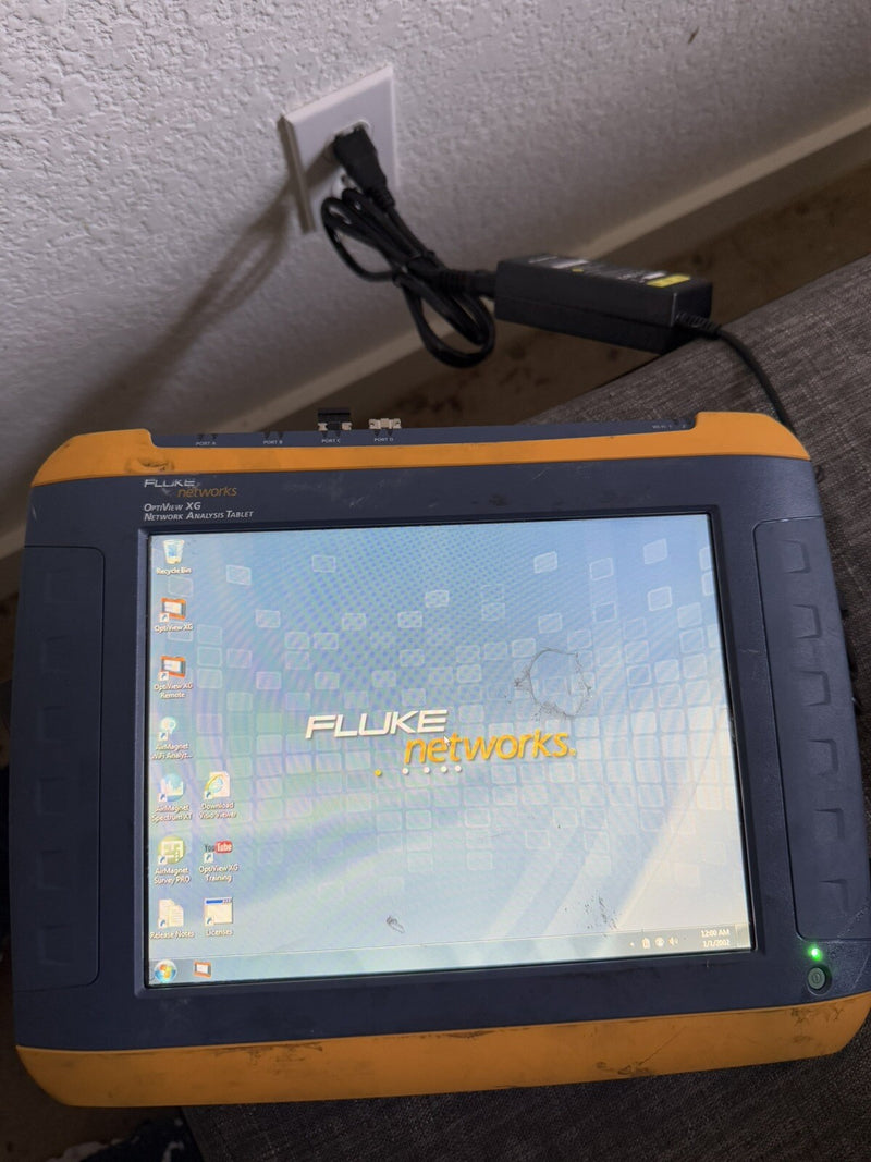FLUKE NETWORKS OPTIVIEW XG NETWORK ANALYZER TABLET