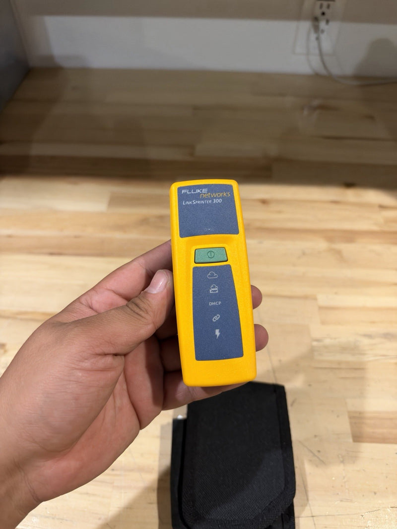 FLUKE NETWORKS LINKSPRINTER 300 W/ HOLSTER TESTED - SHIPS FAST