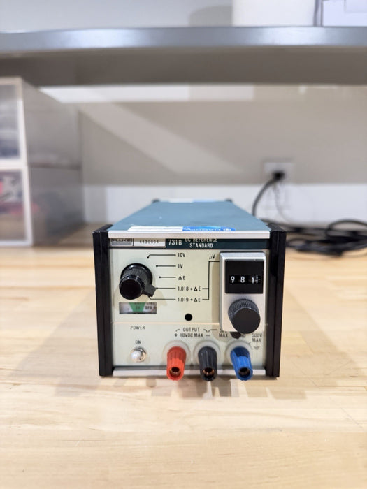 FLUKE 731B DC REFERENCE STANDARD TESTED