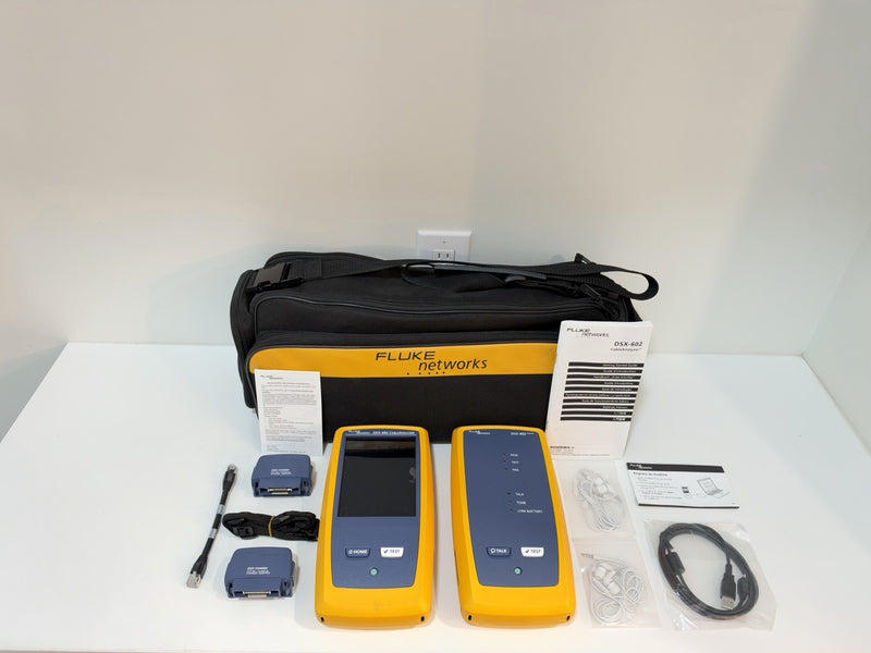 FLUKE NETWORKS DSX-602 PRO 500MHZ CABLE ANALYZER V2 W/ WIFI - SHIPS FREE NEW