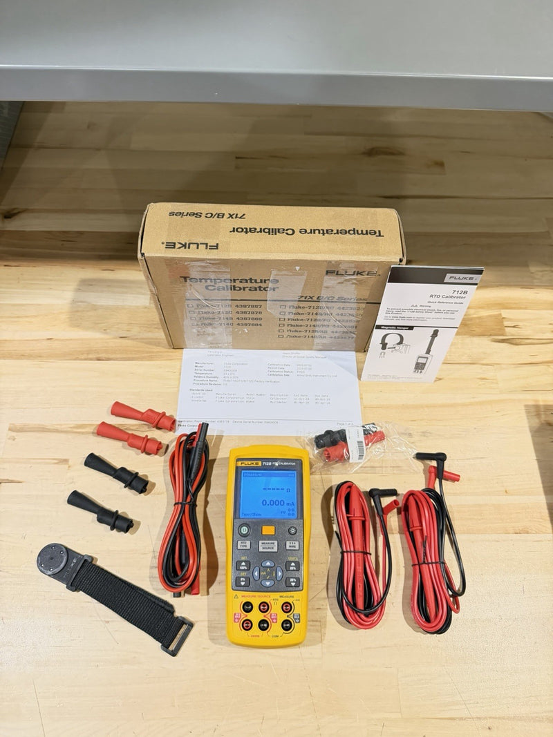 FLUKE 712B RTD CALIBRATOR (NEW) FREE SHIPPING (CALIBRATED 2025)