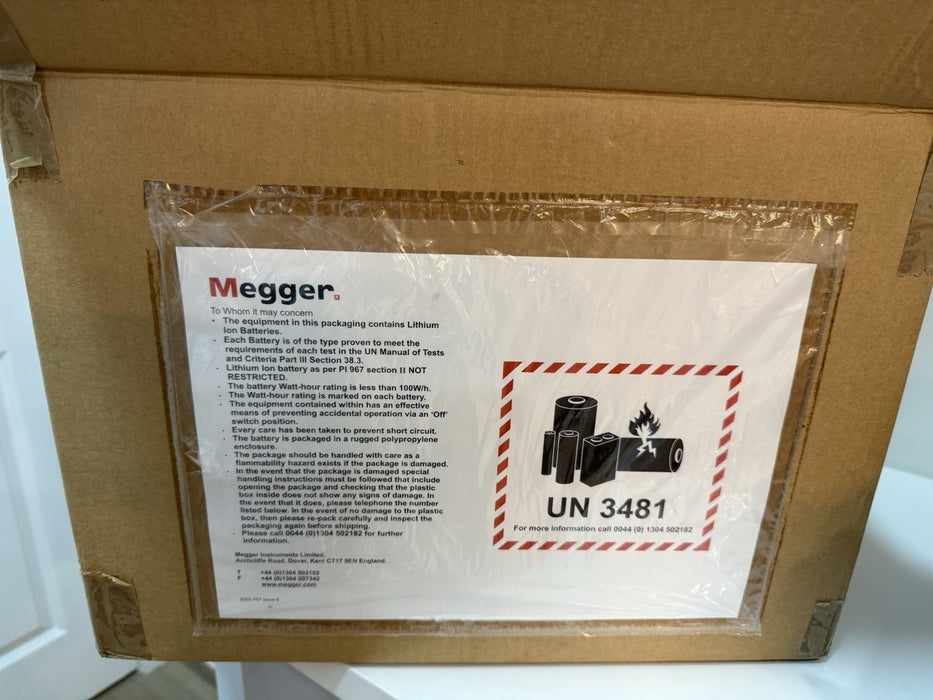 MEGGER MIT1025 10KV INSULATION RESISTANCE TESTER NEW
