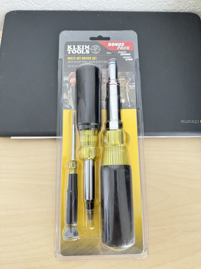 KLEIN TOOLS MULTI-BIT SCREWDRIVER AND NUT DRIVER SET (3-PIECE) 85513
