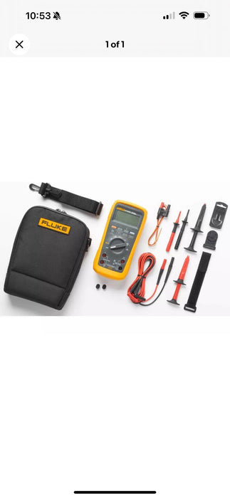 Fluke 87V-MAX/E2 KIT Industrial True RMS Heavy Duty Mulitmeter (MFG 2024) NEW