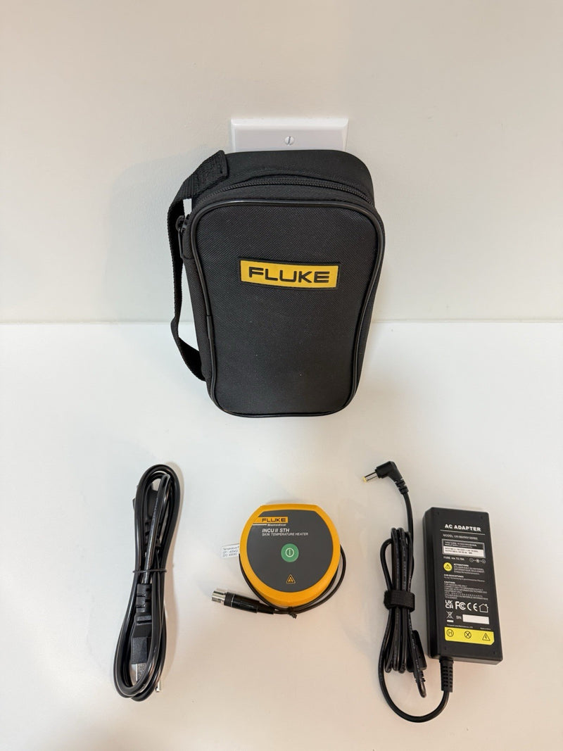 FLUKE INCU II STH SKIN TEMPERATURE HEATER WITH CHARGER & BAG