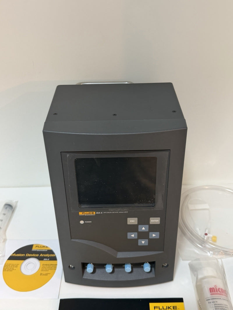 FLUKE BIOMEDICAL IDA-5 INFUSION DEVICE ANALYZER KIT 4 CHANNEL (NEW SEALED)