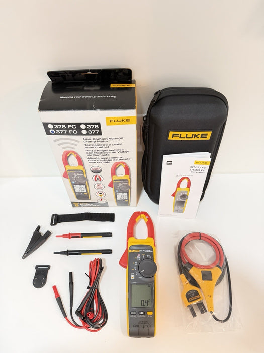 FLUKE 377 FC NON-CONTACT VOLTAGE CLAMP METER (NEW FACTORY SEALED) SHIPS FAST