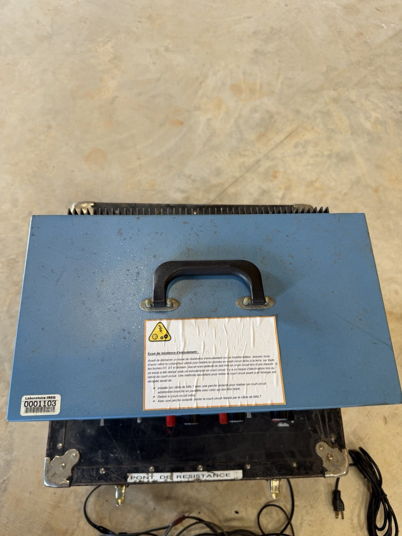 MULTI-AMP 830280 MEGGER TRANSFORMER OHMM 5A WINDING RESISTANCE TESTER