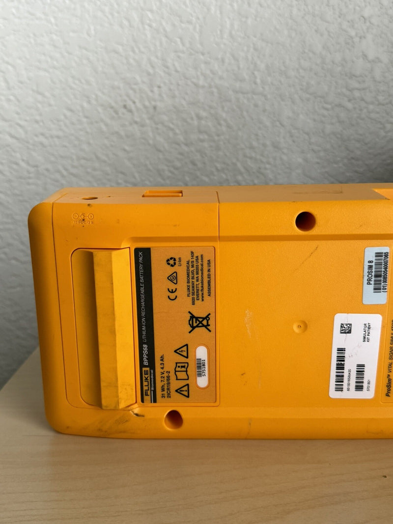 FLUKE BIOMEDICAL PROSIM 8 VITAL SIGNS SIMULATOR CALIBRATED 2022