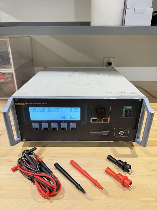 FLUKE QA-ES II ELECTROSURGERY ANALYZER W/ LEADS & CLIPS (TESTED) FREE SHIPPING