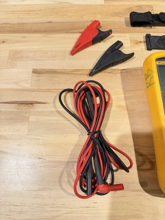 FLUKE 1507 INSULATION MULTIMETER W/ LEADS & CLIPS - SHIPS FAST