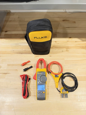 FLUKE 376FC WIRELESS TRUE RMS AC/DC CLAMP METER W/LEADS - SHIPS FAST CAL 2026