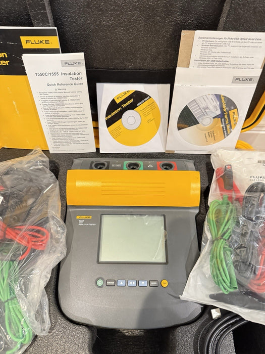 FLUKE 1555 10KV INSULATION TESTER (NEW SEALED) FREE SHIPPING - (TESTED) NEW