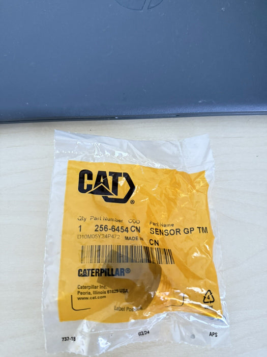 CAT 256-6454 2 PIN PASSIVE STAINLESS STEEL TEMPERATURE SENSOR (GENUINE OEM)