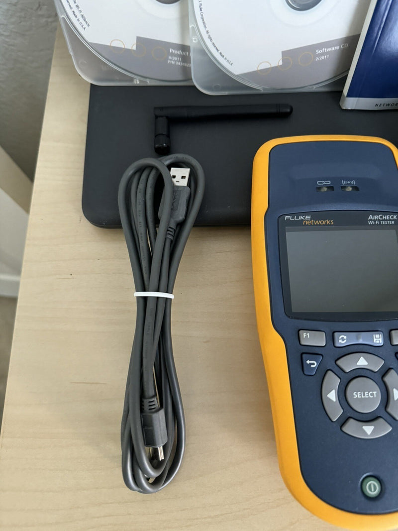 FLUKE NETWORKS AIRCHECK WI-FI HANDHELD WIRELESS NETWORK TESTER