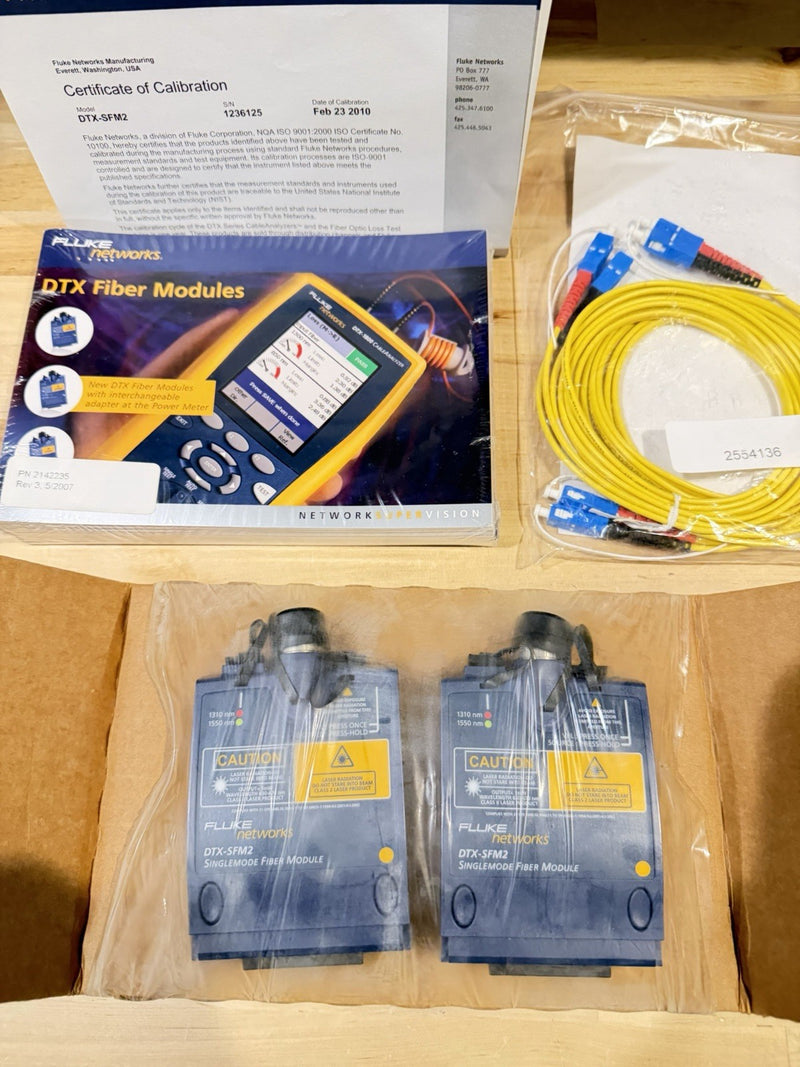 FLUKE NETWORKS DTX-SFM2 FIBER MODULE
