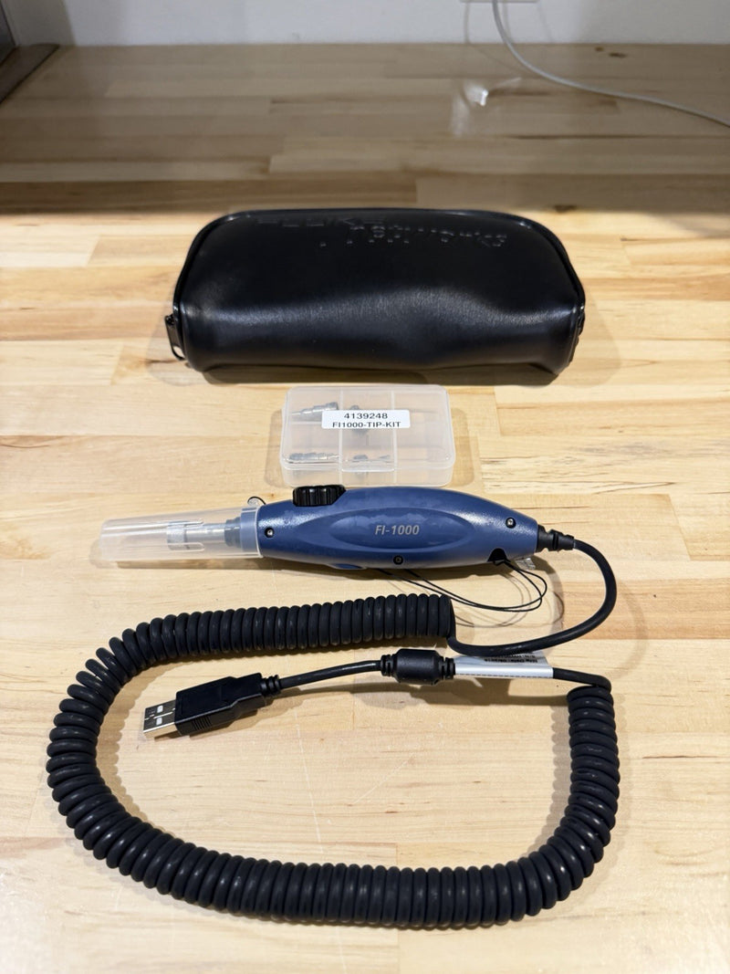 FLUKE FI-1000-KIT USB VIDEO PROBE & 4 TIP SET - SHIPS FAST