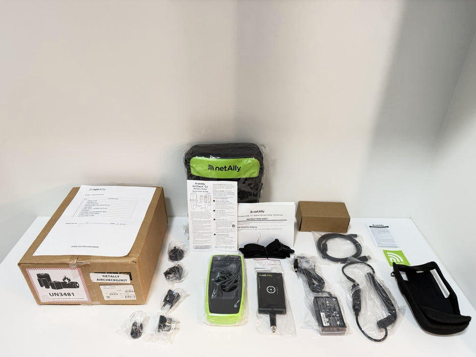 NETALLY AIRCHECK G2 KIT W/ ANTENNA & ACCESSORIES NEW FACTORY SEALED - SHIPS FREE