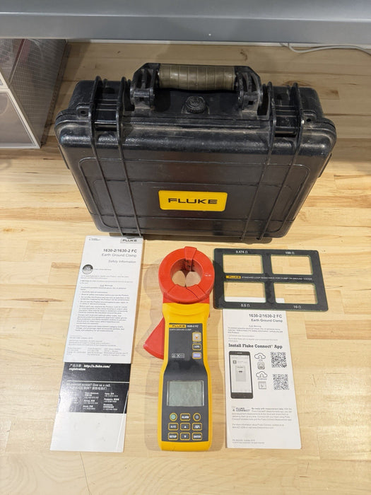 FLUKE 1630-2 FC EARTH GROUND CLAMP (TESTED) FREE SHIPPING