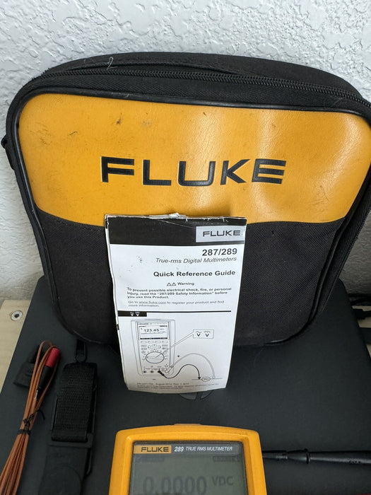 FLUKE 289 FVF DIGITAL MULTIMETER WITH ACCESSORIES