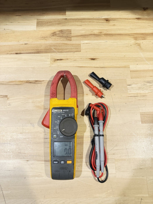 FLUKE 376FC WIRELESS TRUE RMS AC/DC CLAMP METER WITH LEADS