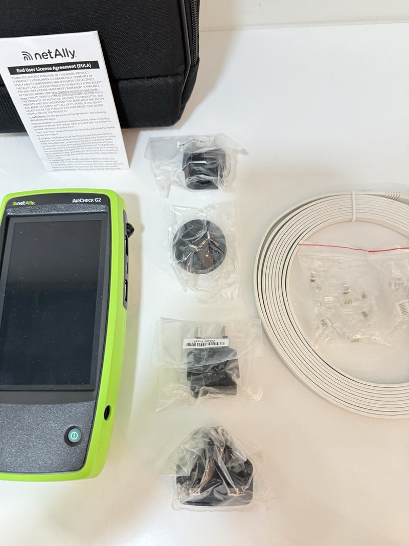 NETSCOUT AIRCHECK G2 KIT WITH ACCESSORIES TESTED