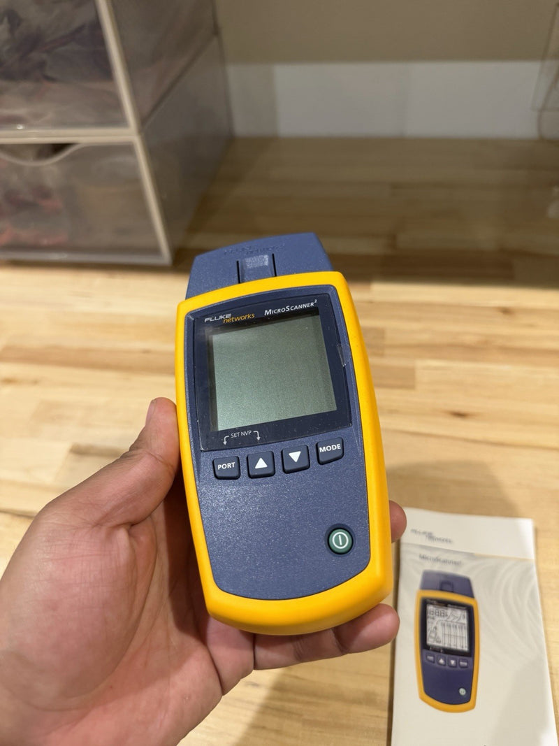 FLUKE NETWORKS MS2-100 MICROSCANNER 2 CABLE VERIFIER