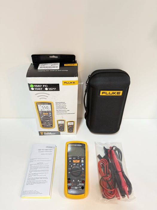 FLUKE 1587 FC 2 IN 1 HANDHELD DIGITAL INSULATION MULTIMETER (FACTORY SEALED) NEW