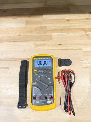 FLUKE 87V TRUE RMS MULTIMETER W/ LEADS (TESTED) SHIPS FAST