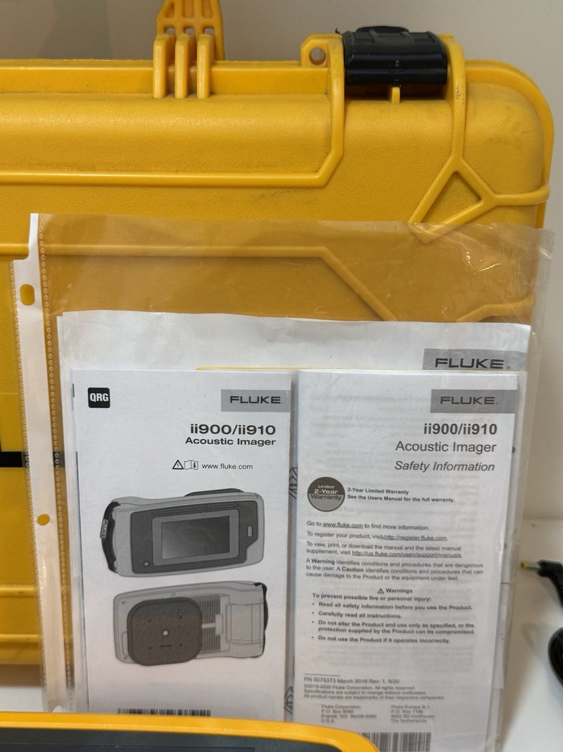 FLUKE II910 ACOUSTIC IMAGER WITH ACCESSORIES