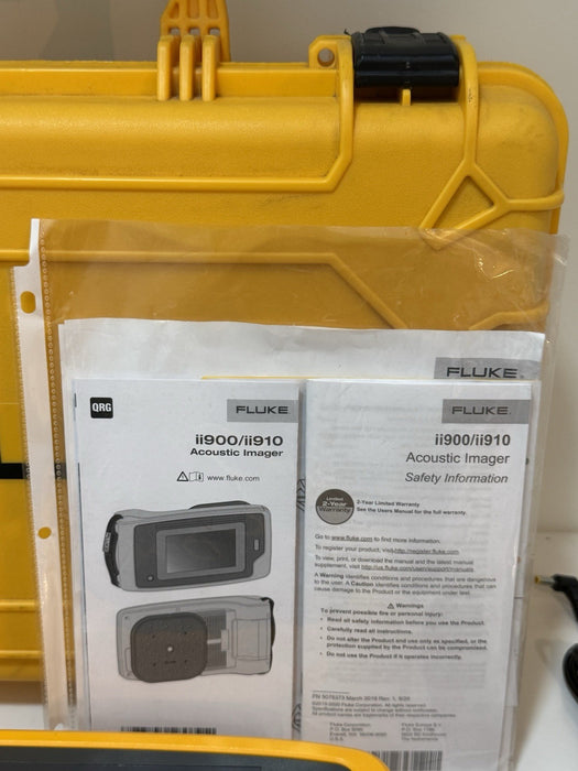 FLUKE II910 ACOUSTIC IMAGER WITH ACCESSORIES