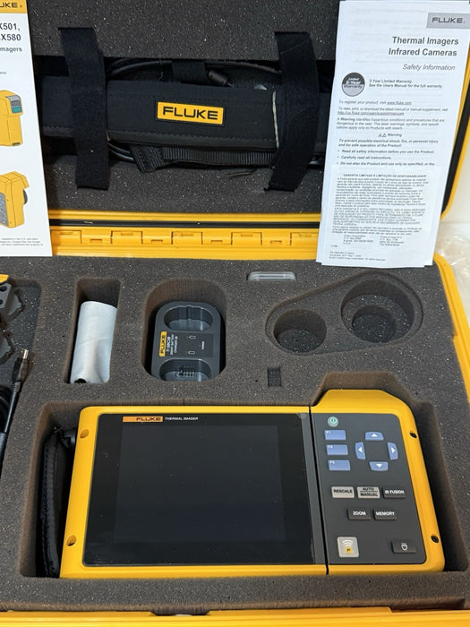 FLUKE TiX580 INFRARED CAMERA 60HZ (NEW FACTORY SEALED) CALIBRATED 2025 MFD-2025