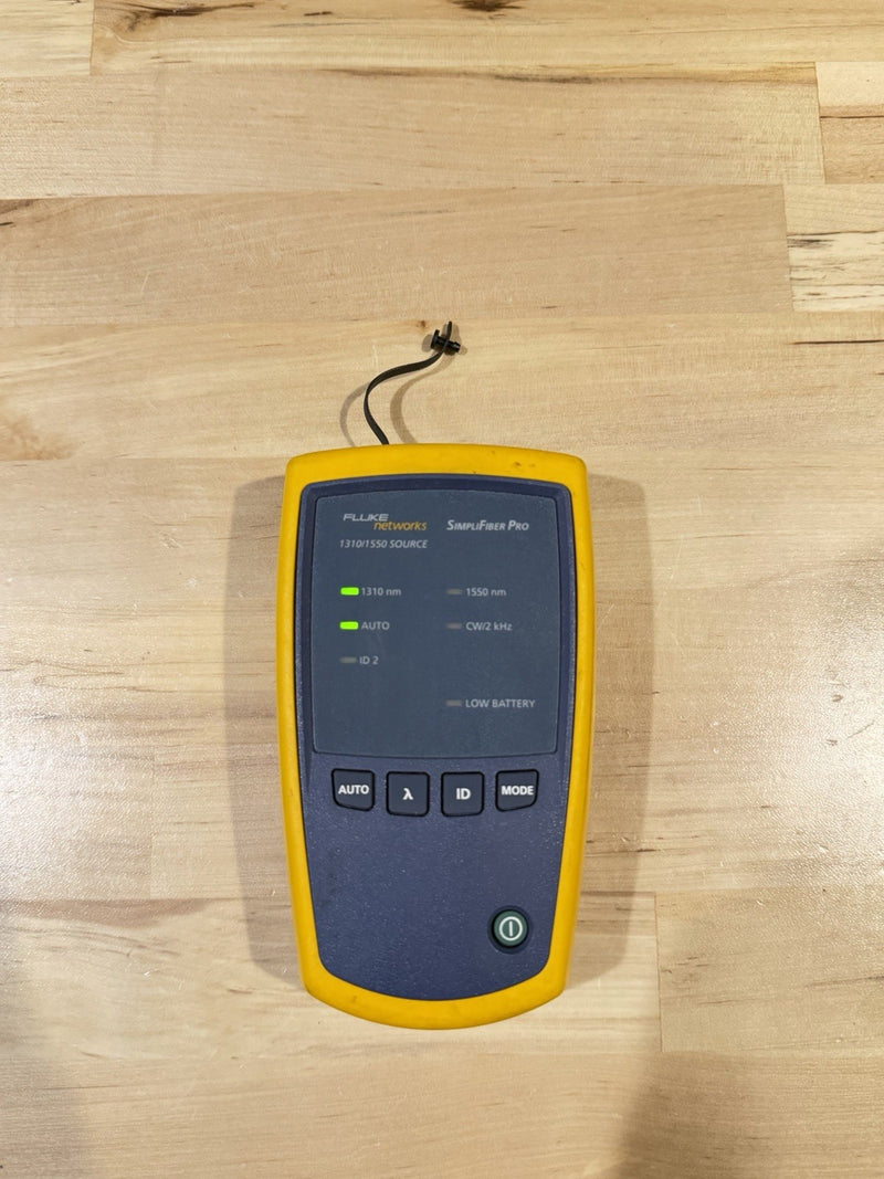 FLUKE NETWORKS SIMPLIFIBER PRO 1310/1350 SOURCE TESTED
