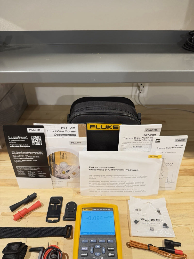 FLUKE 289/FVF FORMS COMBO KIT W/ ACCESSORIES (NEW) FREE SHIPPING