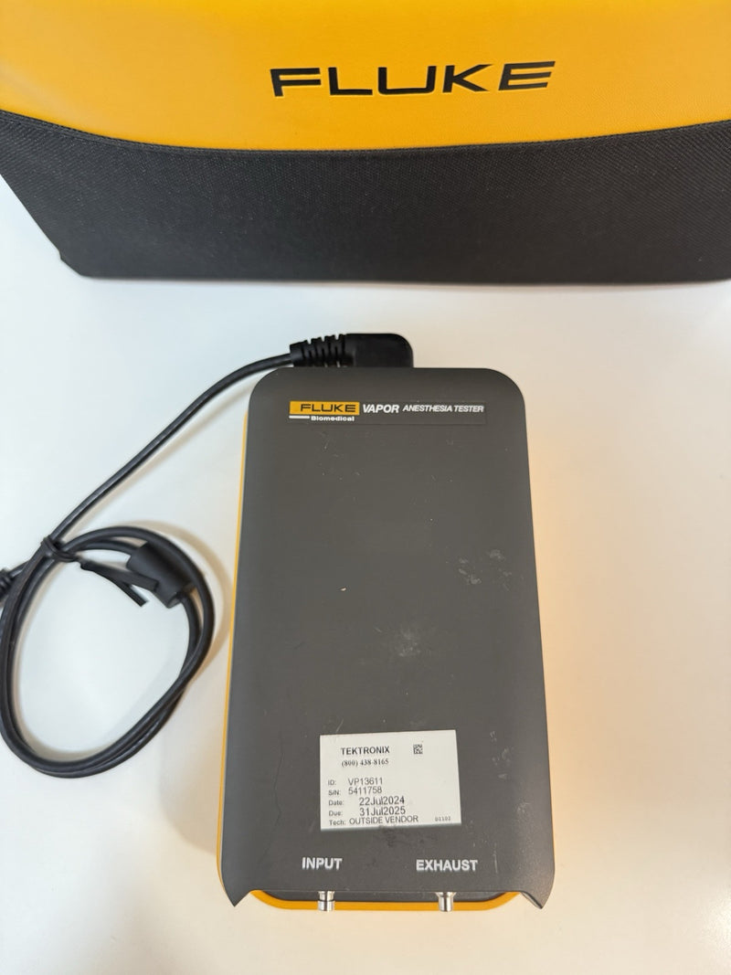 FLUKE BIOMEDICAL VAPOR ANESTHESIA TESTER WITHBAG CALIBRATED 2025 TESTED