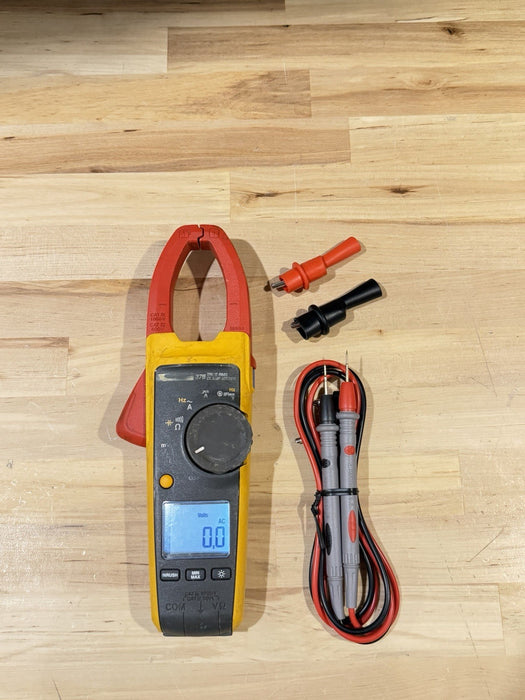 FLUKE 376 WIRELESS TRUE RMS AC/DC CLAMP METER W/LEADS - SHIPS FAST
