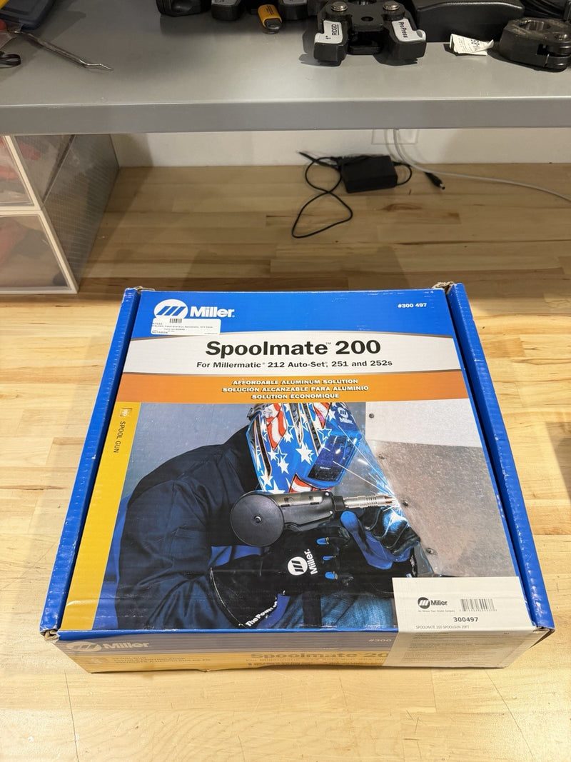 MILLER SPOOLMATE 200 SPOOLGUN 20FT 300497 (NEW FACTORY SEALED)
