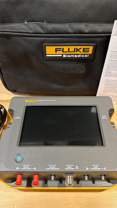 FLUKE VT900A GAS FLOW ANALYZER W/VAPOR & CHARGER-FREE SHIPPING (TESTED)