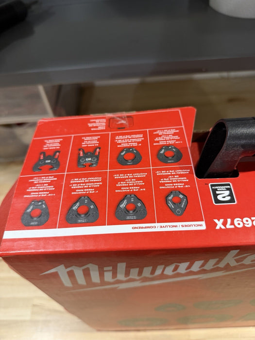 MILWAUKEE 49-16-2697X  1/2”-2” IPS-P PIVOTING PRESS RING KIT -NEW FACTORY SEALED