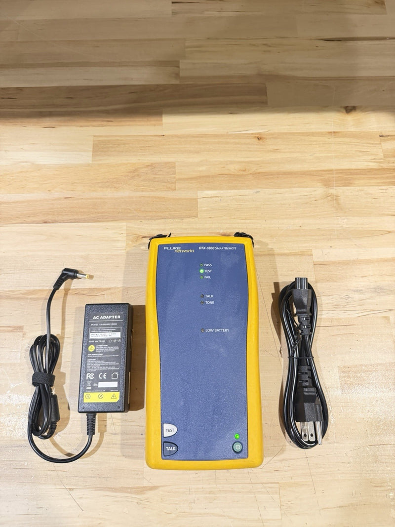 FLUKE NETWORKS DTX-1800 REMOTE W/ CHARGER (TESTED) FRE SHIPPING