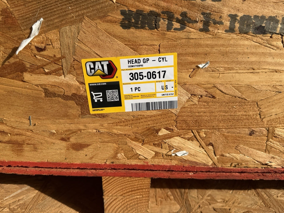 CAT 305-0617 ENGINE CYLINDER HEAD (NEW SEALED) - GENUINE OEM / SHIPS FREE