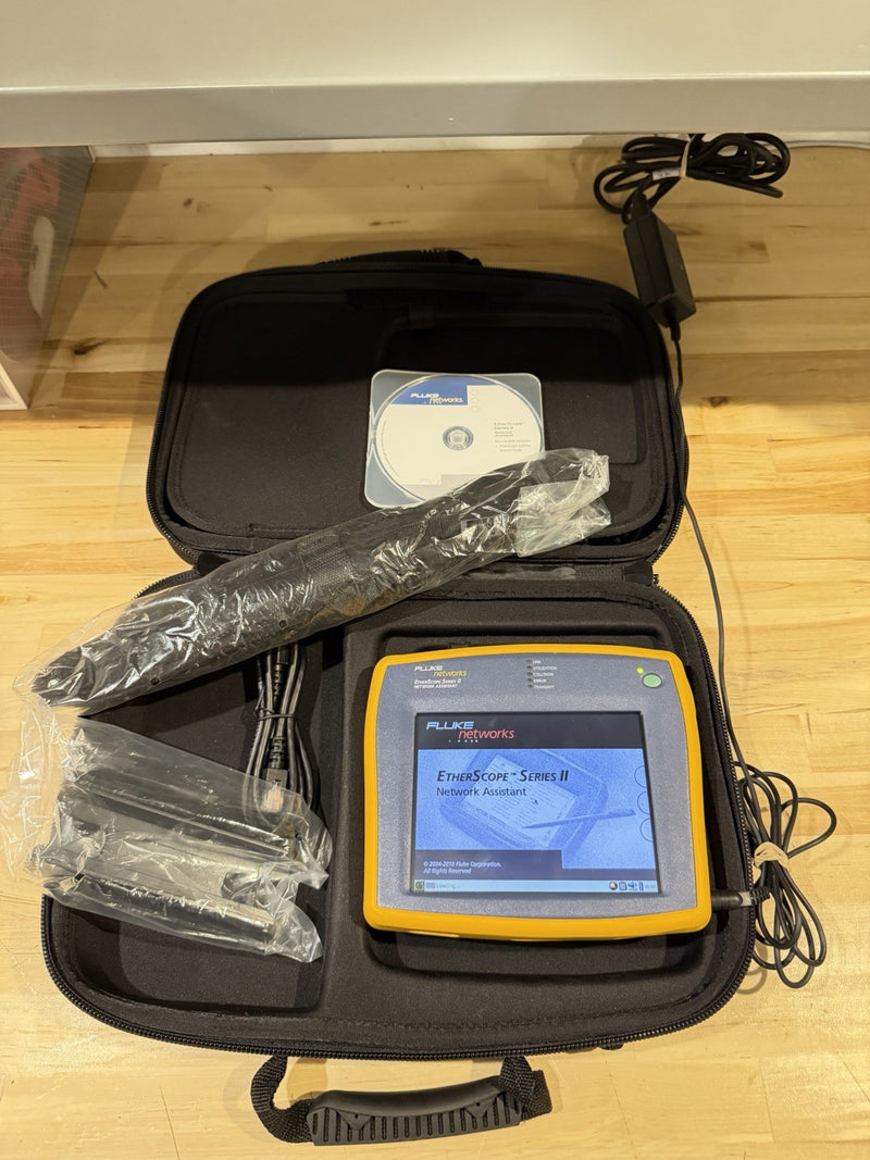 FLUKE NETWORKS ETHERSCOPE SERIES II NETWORK ASSISTANT KIT - SHIPS FAST