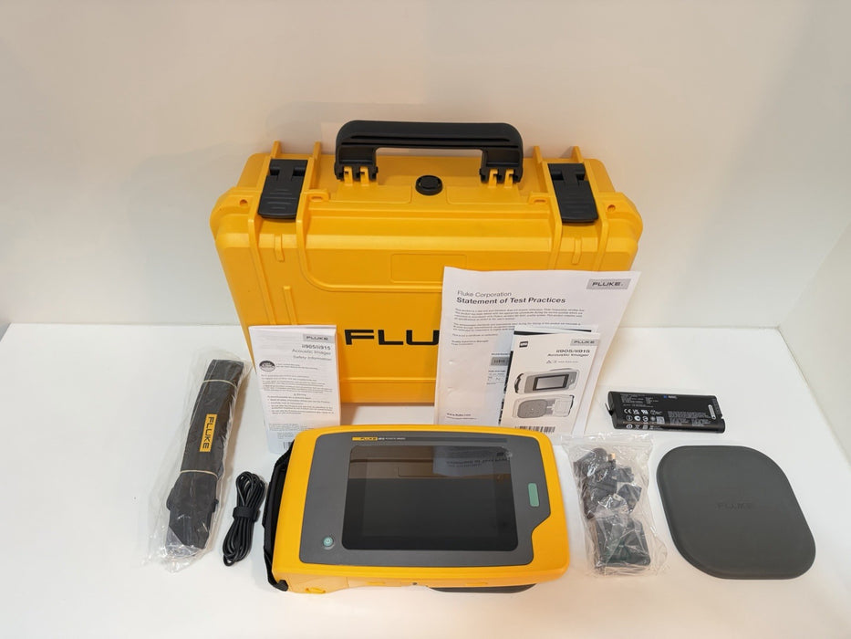 FLUKE ii915 ACOUSTIC IMAGER2-100KHZ W/LEAKQ PDQ MECQ & WIFI (CALIBRATED 2025)NEW