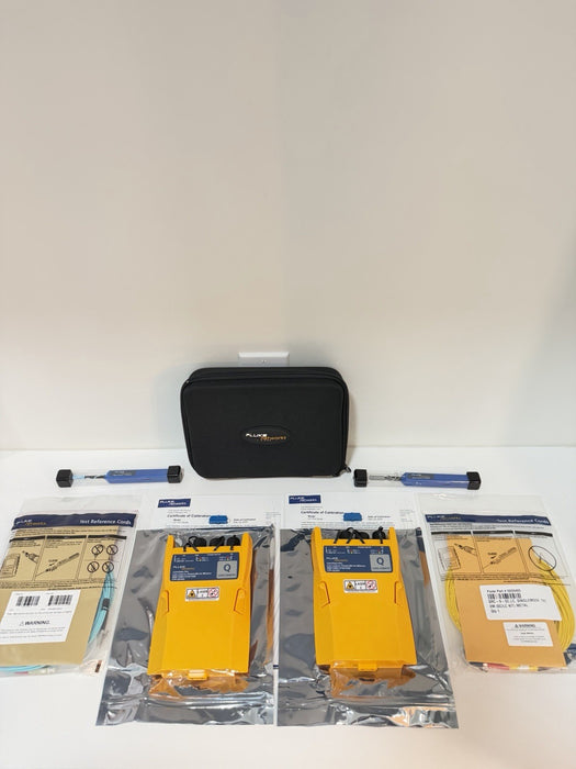 FLUKE NETWORKS CFP-QUAD CERTIFIBER PRO KIT (NEW FACTORY SEALED) CALIBRATED 2026