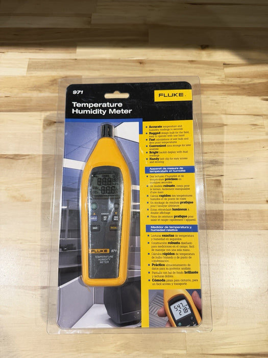 FLUKE 971 TEMPERATURE HUMIDITY METER MFD 2025 NEW